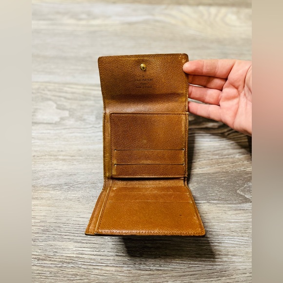 Vintage Louis Vuitton Elise Monogram Coated Canvas Leather Trifold Wallet LV - Picture 11 of 14